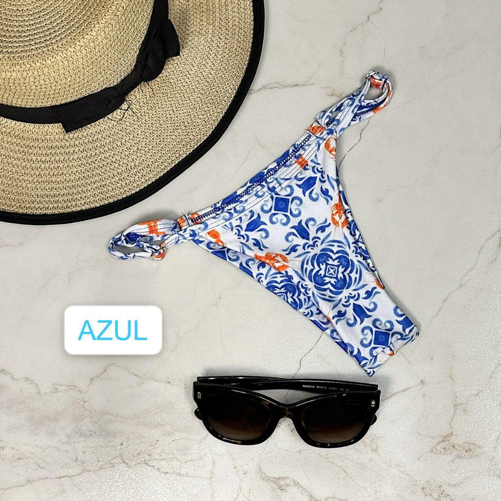 BIQUÍNI ESTAMPAS DO BRASIL TANGA ALÇAS REGULÁVEIS