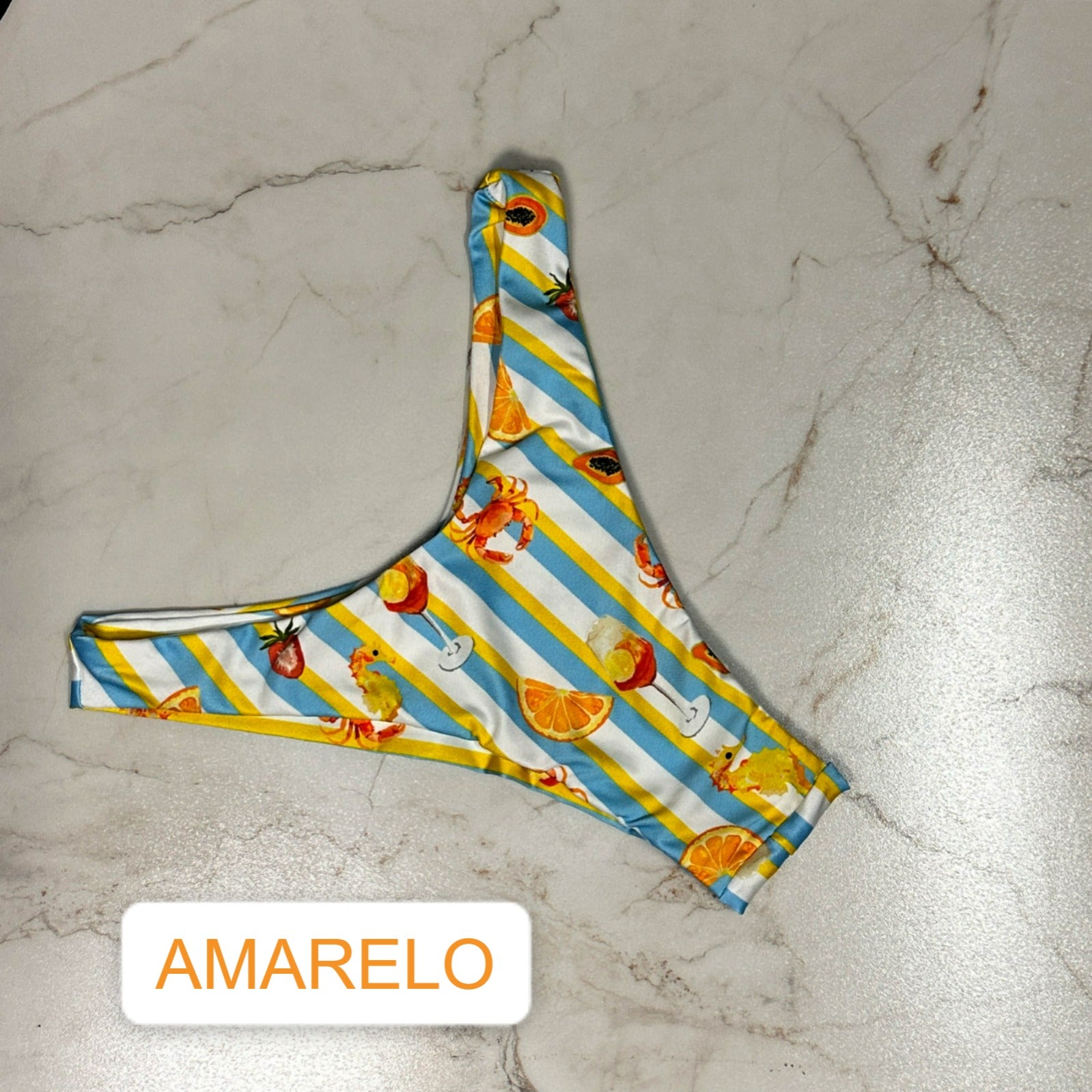 BIQUÍNI ESTAMPAS DO BRASIL TANGA ASA DELTA