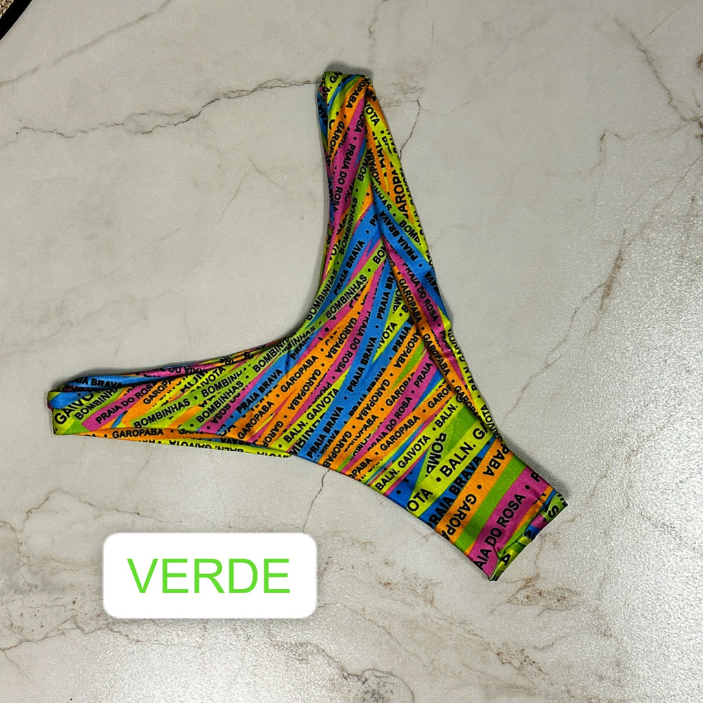 BIQUÍNI ESTAMPAS DO BRASIL TANGA ASA DELTA